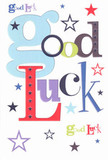 The buoyant joy of Fitzrovia pulses from this vibrant good luck card, where pastel blue and radiant red letters twist together in playful celebration. Lively moss greens and deep violet add depth and character, each font chosen with care-like blending just the right blooms for a client on Great Titchfield Street. Flecks of lemon, aubergine, and navy stars shimmer across the card's brilliant white surface, reminiscent of the creative spirit that floods Fitzrovia's bustling streets and weekend markets. Smooth to the touch, this card promises sensory delight, the subtle weight of its quality stock lending importance to every wish written within. Perfect for marking new journeys-from creative projects to university milestones-its charm reflects the optimism and warmth our customers cherish in Fitzrovia, every detail a nod to local artistry and heartfelt encouragement delivered straight to your doorstep by Fitzrovia Flowers.